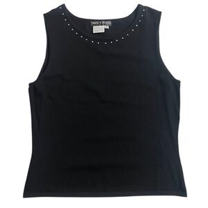 90s Stretch Knit Studded Tank